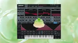 [Serum Tutorial]how to make a cute ukgarage elastic jelly pluck chord synth