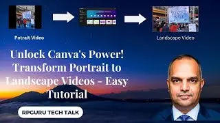 Unlock Canva's Power! Transform Portrait to Landscape Videos - Easy Tutorial