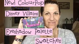 New ColourPop & Disney Villains Misunderstood Eyeshadow Palette Swatches!🌺🌺🌺