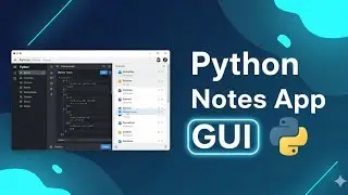 Build a Notes App in Python | Tkinter + SQLite GUI Project Tutorial 