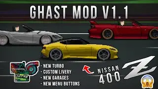 PIXEL CAR RACER - GHAST MOD V1.1 | PIXEL CAR RACER NISSAN 400Z MOD