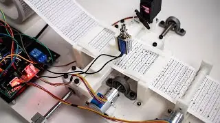 오르골 악보를 자동으로 뚫어주는 기계  | Music box sheet printer
