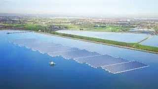 Floating Solar - QEII Reservoir | Lightsource bp | Global Leaders in Solar Development
