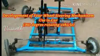 Fabrication of 360 degree rotating vehicle