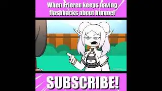 When Frieren keeps having flash backs about Himmel..  #animation #funny #animationmemes