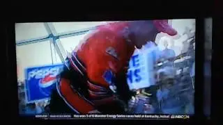 Dale jr winning Dover 2001
