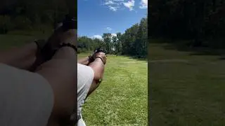 45 ACP Moving Slow Hitting Steel😳