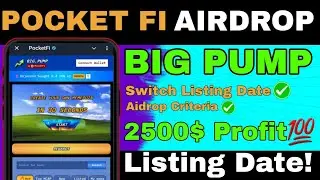 Pocket Fi Big Pump Airdrop 2500$ 💯 | PocketFi Airdrop Listing Date | PocketFi Airdrop Update