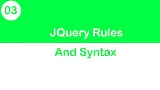 JQuery rules and syntax in Hindi - Learn JQuery in Hindi