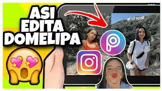 como EDITA sus FOTOS Domelipa?  Como EDITAR como DOMELIPA  (PICSART TUTORIAL) 💕