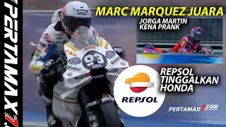 Jorge Martin Kena Prank Marc Marquez Juara GP Misano Repsol Tinggalkan Honda MotoGP 2025 #motogp