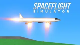 Airplane in Spaceflight Simulator