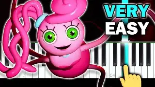 Poppy Playtime Chapter 2 Game - Trailer Theme - VERY EASY Piano tutorial