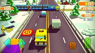 BLOCKY HIGHWAY : TRAFFIC RACING ( LEVEL 83 ) ANDROID GAMEPLAY