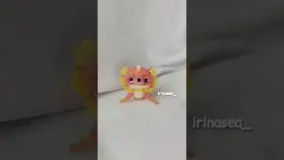 морской лев из бисера амигуруми 
