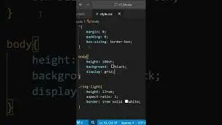 CSS Tricks 02 | HTML CSS Ring Light Effect #css #csseffect #webdesign
