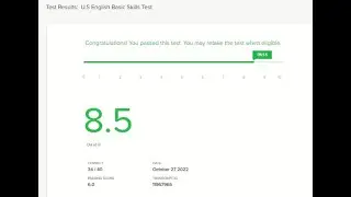Fiverr US Basic English Test Answers I 27 October 2022 Score 8.5
