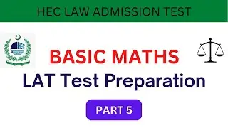 LAT Maths Important MCQs Part 5 | LAT Test Preparation | HEC LAT Test 2023