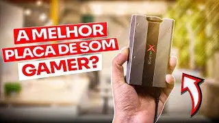 o SOM DO SEU HEADSET GAMER vai ficar INCRÍVEL com essa PLACA DE SOM: CREATIVE SOUNDBLASTERX G6