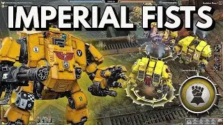 Imperial Fists DREADNOUGHTS vs Eldar & Orks! Massive 3V3 Battle - Warhammer 40K Dawn of War 3