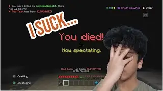 Minecraft Skywars but i suck