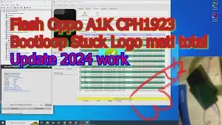 Tutorial Flash Oppo A1K CPH1923 SP FlashTool Work