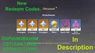 3 New Redeem Code Genshin Impact 2 1 Live Stream