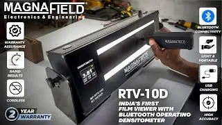 Radiography Film Viewer with Inbuilt Bluetooth Operated Densitometer || MF-RTV-10D ||  RTV-10D ||