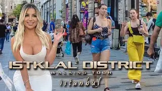 ISTIKLAL STREET - Walking Tour in Istanbul, July 2022