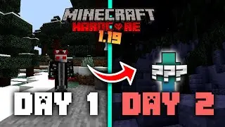 I Survived 2 DAYS in Hardcore Minecraft (lost braincells)