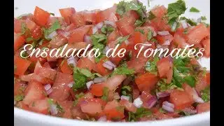 Cómo hacer una ensalada de tomates fácil y rica!