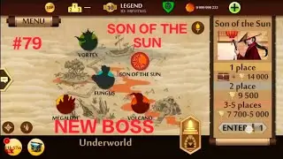 NEW BOSS SON OF THE SUN 🤡 || SHADOW FIGHT 2 UNDERWORLD || HINDI GAMEPLAY