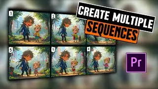 How to create multiple sequences in Premiere Pro