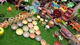 Miniature Clay Pots | Real Cooking Clay Kitchen Items | Unboxing | Rini's Mi...