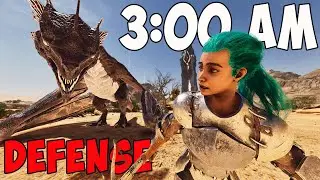 How A 50,000 HOUR Tribe DEFENDS Central Cave At 3:00 AM - Ark