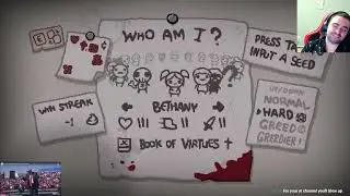 (Twitch Vod) TBOI: Rep - Tainted Lost to Beast and Bethany to Delirium!
