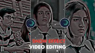 Alight Motion Snow Effect Video Editing Tutorial | Snow Effect Video Editing In Alight Motion
