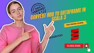 Convert RDD to Dataframe in Scala 3 | Azure Databricks #spark #scala3 #azuresynapse #databricks