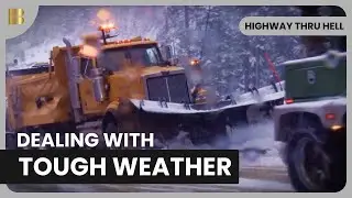 Battle with Brutal Winter Weather - Highway Thru Hell - S04 EP01 - Reality Drama