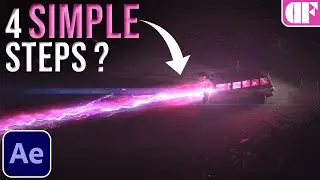 Creating a 3D Tracked Energy Beam - Simple Compositing | After Effects Tutorial