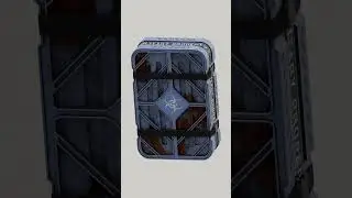 Blender Practice - Military Equipment Crate (Finished Rendering)