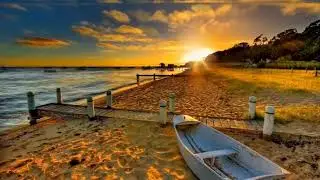 Sunset time bridge movable 3D Scenery | Animation | no copyright | Free Download |By search effect |