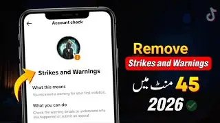 How to Remove Tiktok Strikes and Warnings | Tiktok First Warning Remove 2026