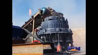 On-site Video of Cone Crushers
