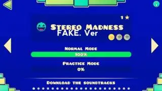 Geometry Dash Crush :  Streeo Madness  Fake . ver