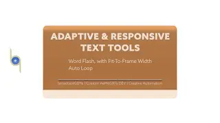 Premiere Pro Text Animation Tutorial  - Word Flash Loop with broadcastGEMs Adaptive Text Tools