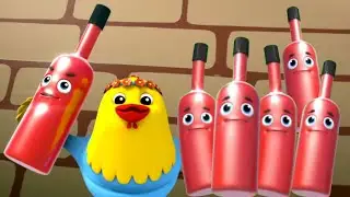 Ten Red Bottles, Numbers Song and Educational Videos for Kids