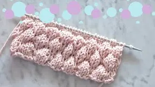 TUTORIAL👉BUBBLES, RASPBERRIES ON KNITWEAR