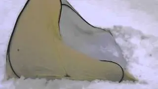 Зимняя палатка жесть. тест бюджетной зимней палатки.