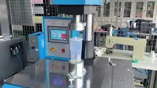 Dialysis bottles plastic spin welding machine plastic sealing machine